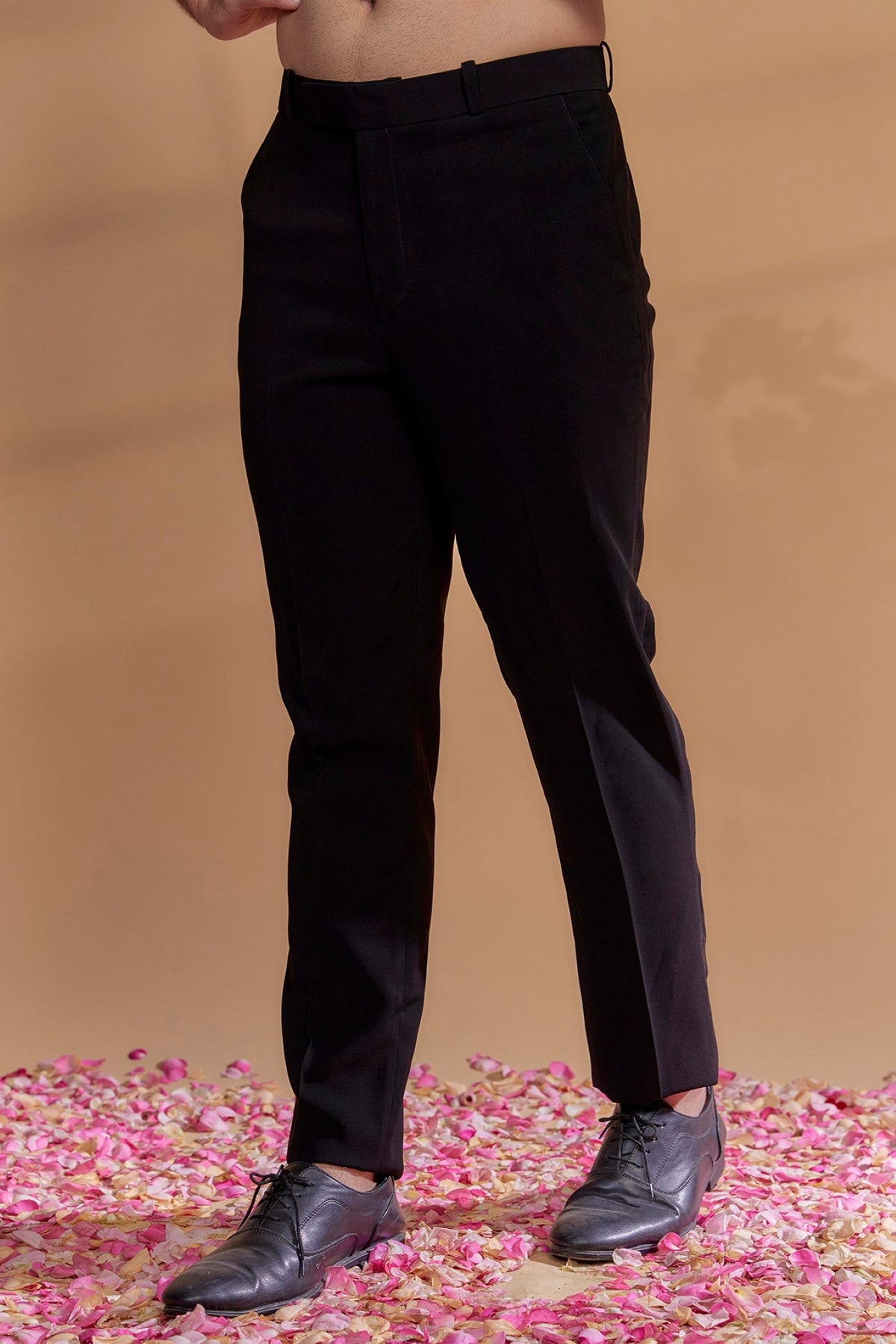 Jet Black Lachka Tuxedo Set