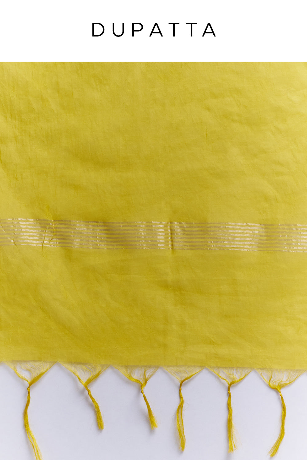 Lime Yellow Embroidered Kurta Pant Set with Dupatta