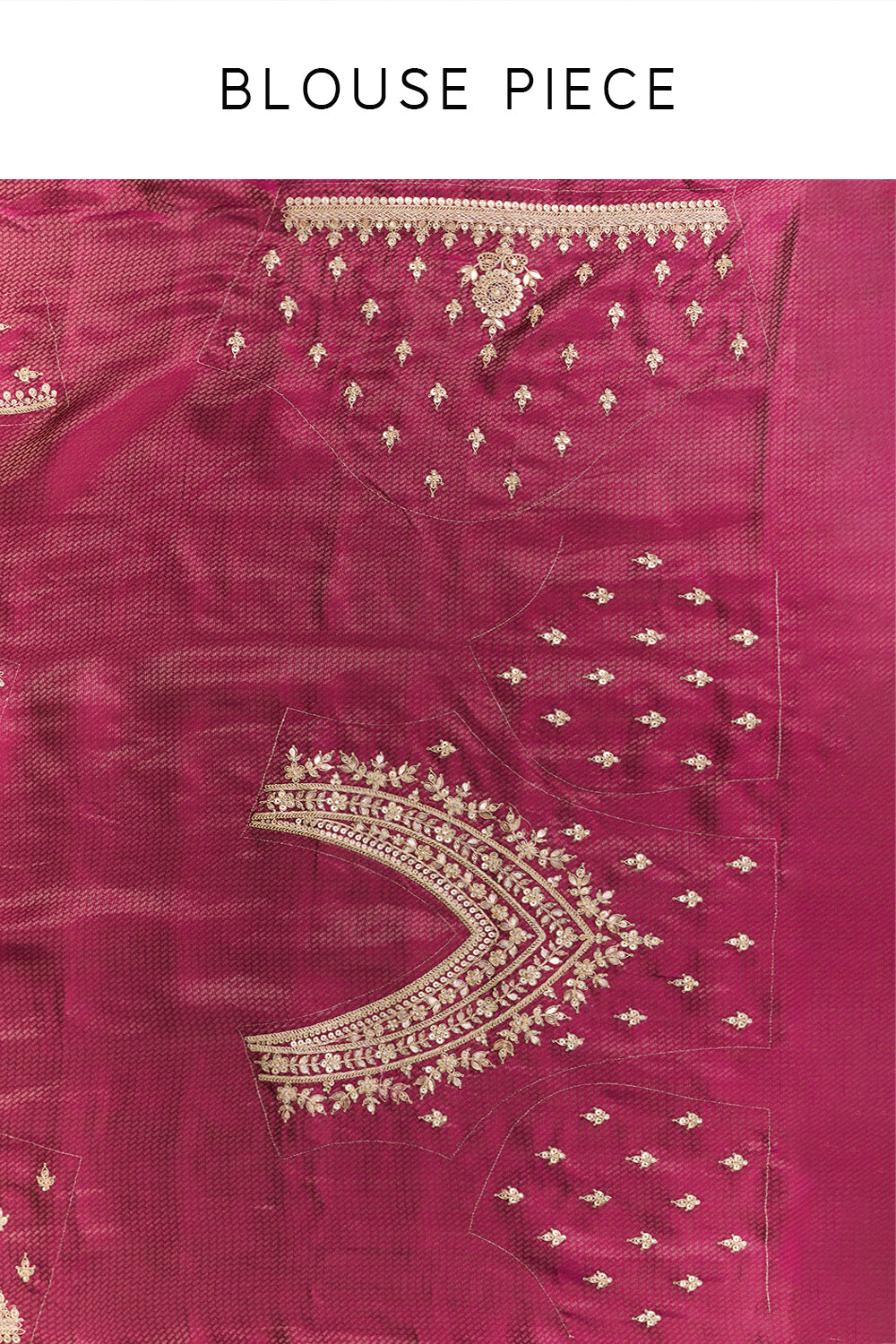 Wine Tissue Silk Jacquard Saree with Zari and Sequin Work